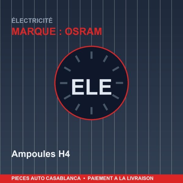 Ampoules H4 phares - OSRAM (paire)