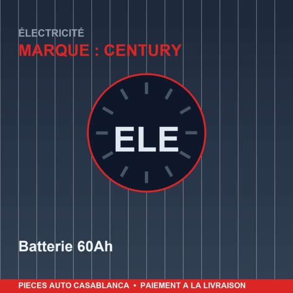 Batterie 60Ah - CENTURY