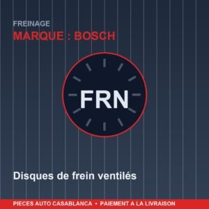 Disques de frein ventilés - BOSCH