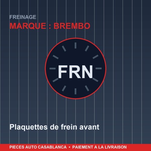 Plaquettes de frein avant - BREMBO